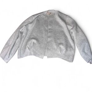 Philosophy Light Gray Open Knit Cardigan Sweater - NWT